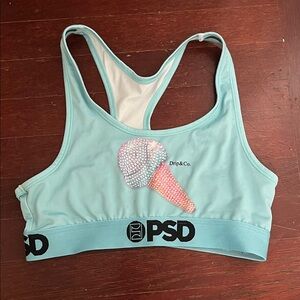 PSD Women's Aqua Ice Cream Bikini Top